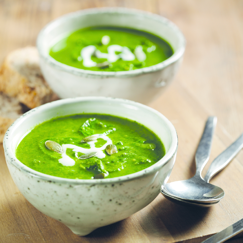 3 Green Vegan Soup