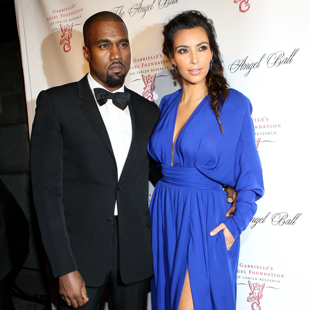 Kanye West and Kim Kardashian