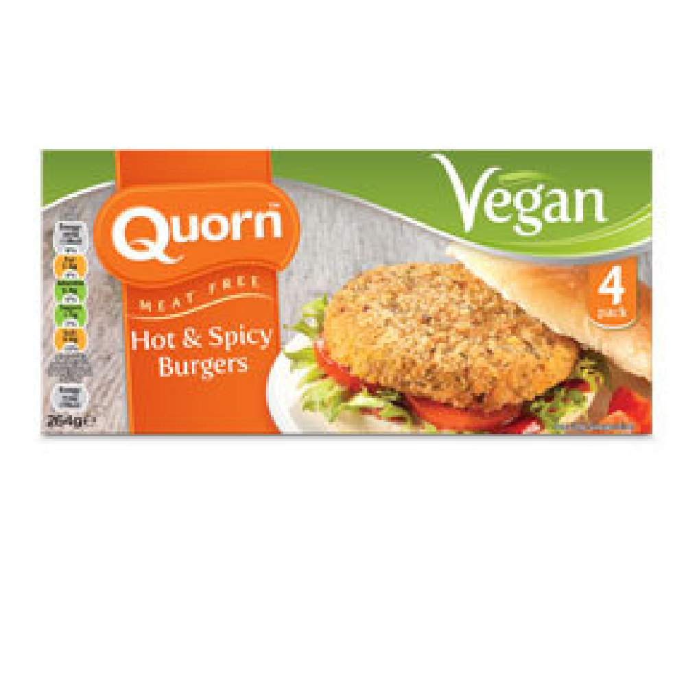 Quorn Meat Free Hot and Spicy Burgers