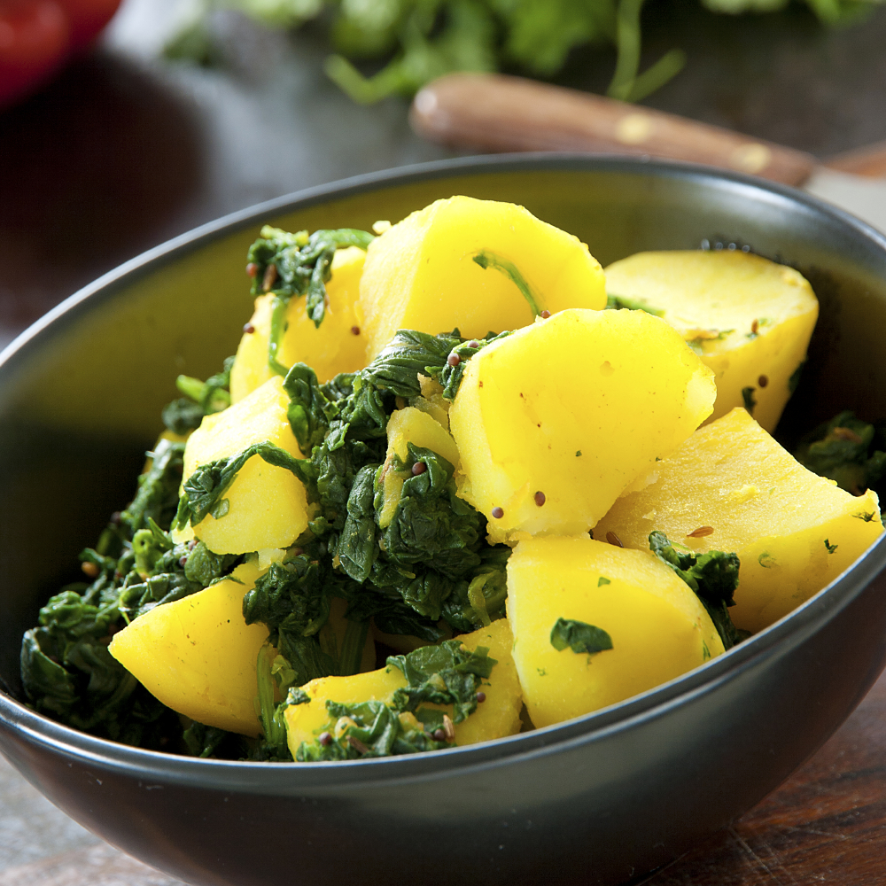 Authentic Saag Aloo Recipe