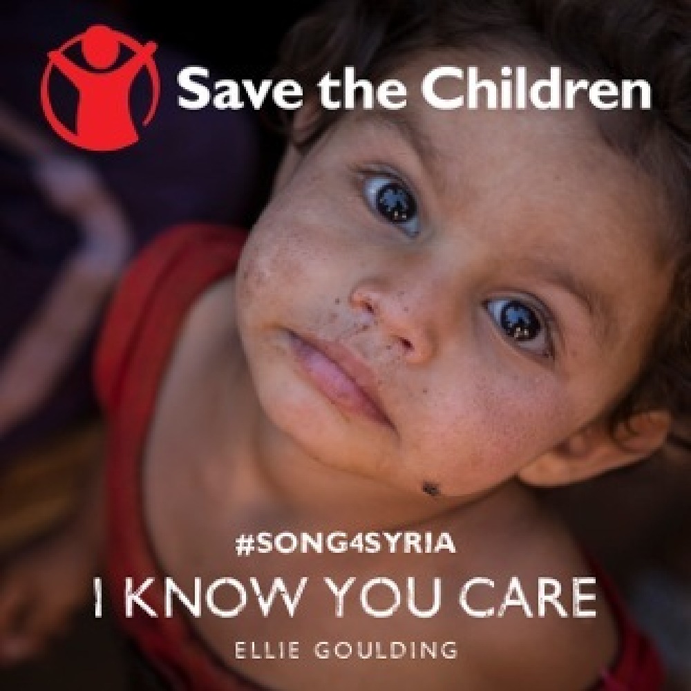 A minimum of 20p per sale of the charity single (“I Know You Care”) will be donated to the Save the Children Fund, a charity registered in England and