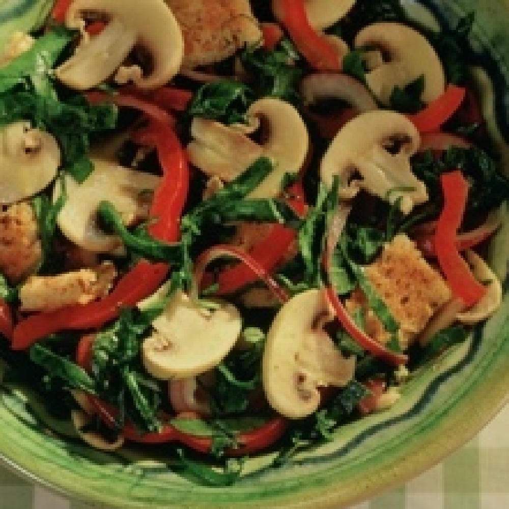 Warm Exotic Mushroom Salad