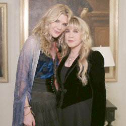 Behind the scenes with Lily Rabe and Stevie Nicks / Credit: FOX