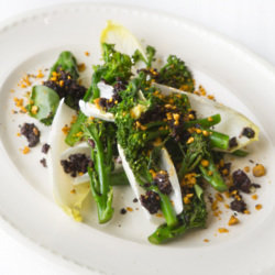 Tenderstem® With Black Garlic, Poppy Seeds & Olive Dressing By Anna Hansen