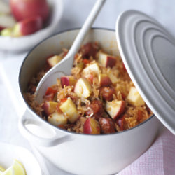 Apple and Chorizo Pilaf