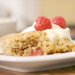 Apple and Raspberry Crumble