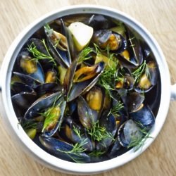 Apple-y Mussels