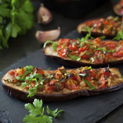 Stuffed Aubergines