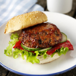 Honey Turkey And Red Pepper Burgers