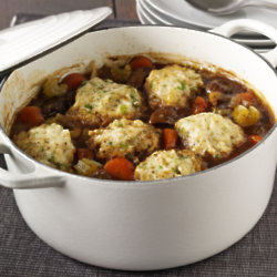 Beef & Beer Casserole With Tewkesbury Hot Mustard Dumplings