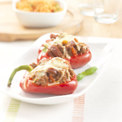 Beef & Chorizo Baked Peppers