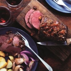 Beef Mini Roast with a Chutney and Coriander Glaze