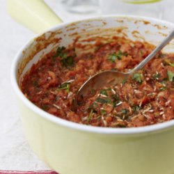 Beetroot and Butternut Curried Dahl