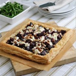 Recipe - Beetroot, Goat's Cheese and Hazelnut Tart