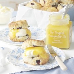 Blueberry And Lemon Curd Scones