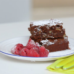 Phil Vickery's Gluten Free Corn Flake, Sweet Potato & Pecan Brownies