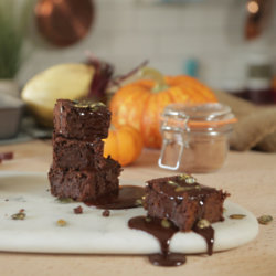 Vegan Pumpkin Brownies