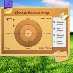 Cheese flavour map