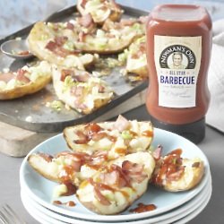 Loaded Cheesy Bacon Potato Skins