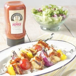 Chicken Kebabs With Hot Pepper Sauce