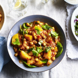 Indian Inspired Potato and Chickpea Masala