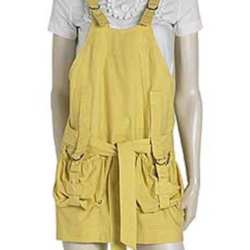 The Yellow Chloe Dungaree Dress caused controversy when TopShop produced an almost identical version just weeks after the original hit the catwalk. The highstreet retailers were forced to destroy over 1000 dresses after Chloe threatened to launch a lawsuit. This caused designers all over the world to demand tighter copyright laws and action is already being taken in the US to introduce new laws to protect designs. 