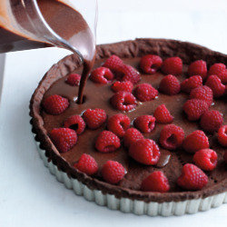 Chocolate & Raspberry Tart