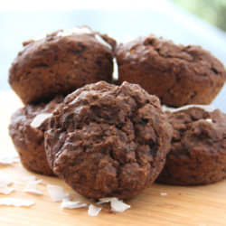 Vegan Chocolate and Avocado Muffins