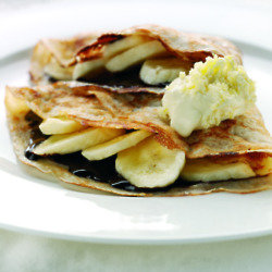 Chocolate and Banana Pancakes