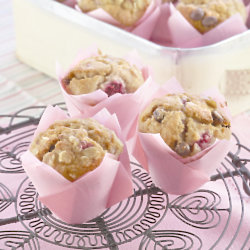 Raspberry & Chocolate Chip Mini Muffins