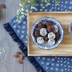 Vegan Coconut and Almond Truffles