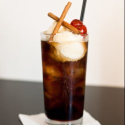 Christmas float cocktail