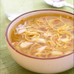 Crab and Noodle Soup