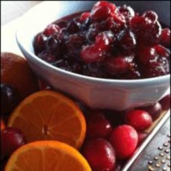 Christmas Cranberry and Clementine sauce