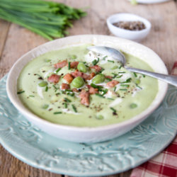 Creamed Pea Soup With Leftover Turkey