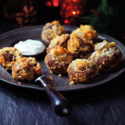 Crunchy Crumbed Mushrooms