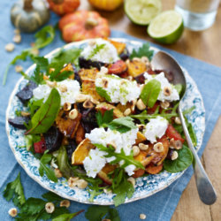 Cumin Roast Beetroot, Squash & Carrot with herb salad