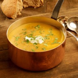 Curried Pumpkin & Persimon Soup