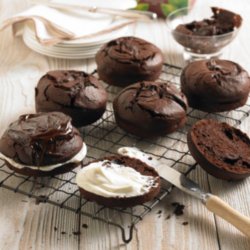 Dark chocolate and parsnip cakes