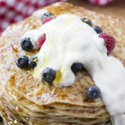 Fruit Filled Onken Pancakes