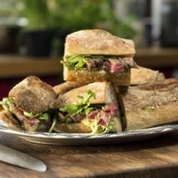 Organic Steak Sandwich With Green Goddess Mayo