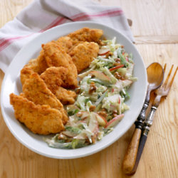 Herbed Chicken With Ranch Coleslaw