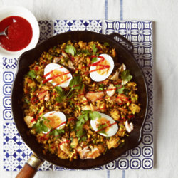 Hot Smoked Salmon & Coconut Oil Kedgeree