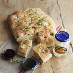 Sweet Onion and Olive Focaccia