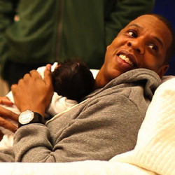 Jay-Z and his daughter Blue Ivy Carter