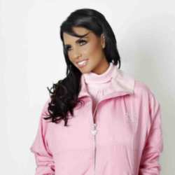 Katie Price modles her KP Equestrian collection