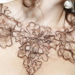 Jewellery Student makes necklaces out of Human Hair