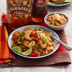 King Prawn Scissor Noodles