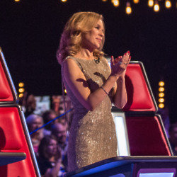 Kylie Minogue looked radiant on The Voice final this weekend