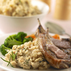 Lamb Cutlets with Butterbean Mash